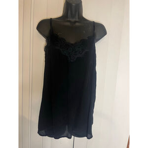 Black Lace Trim Abercrombie and Fitch Cami